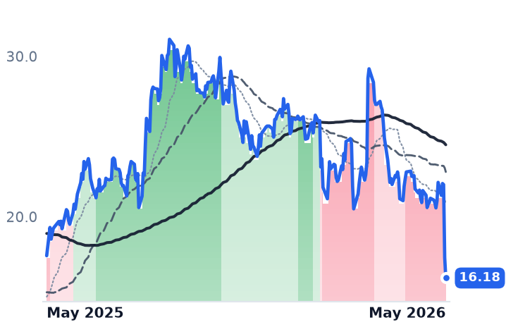 MEG 12-month price
